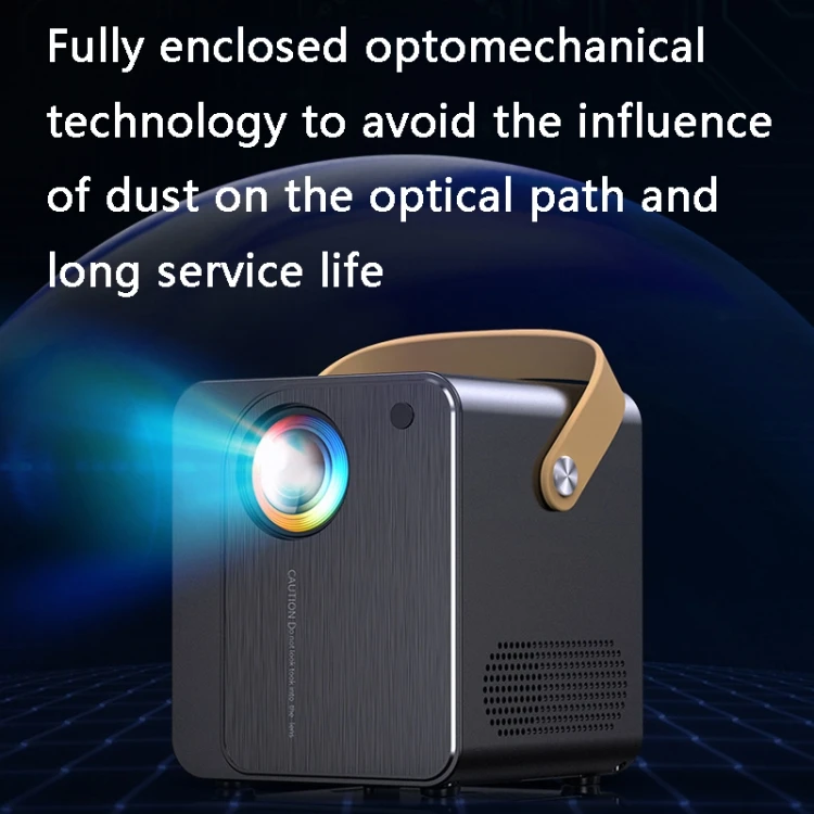 Cheap Mini 100W Intelligent Portable HD 4K Projector AU/EU/UK Plug Portable Home Video Pocket Projector