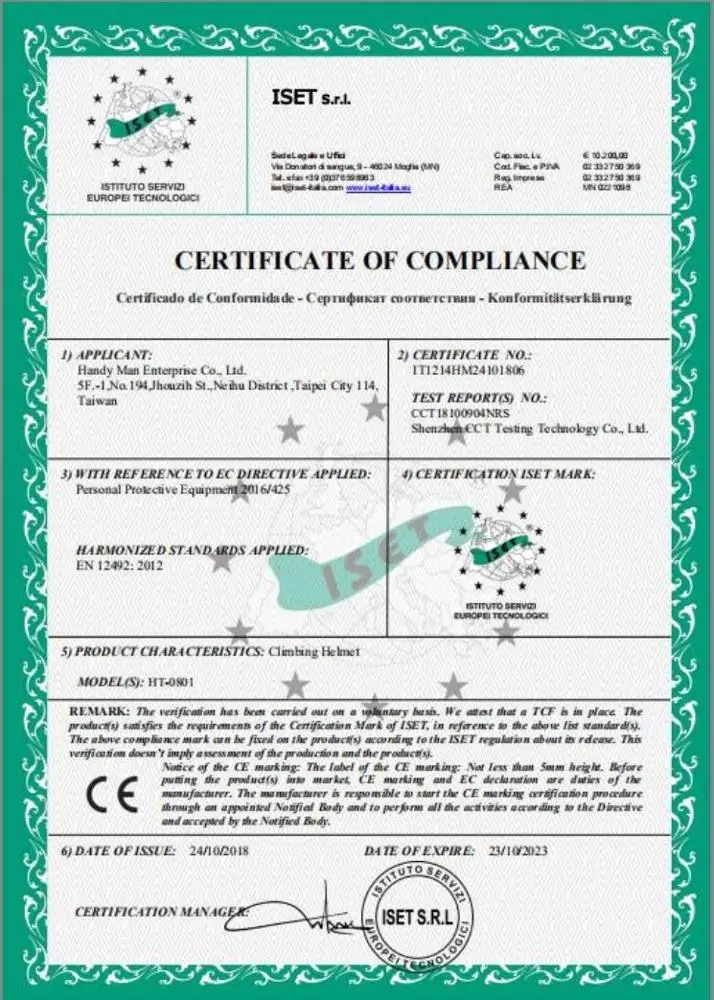 CE UIAA Сертифицированный безопасный высококачественный полипропиленовый шлем для скалолазания