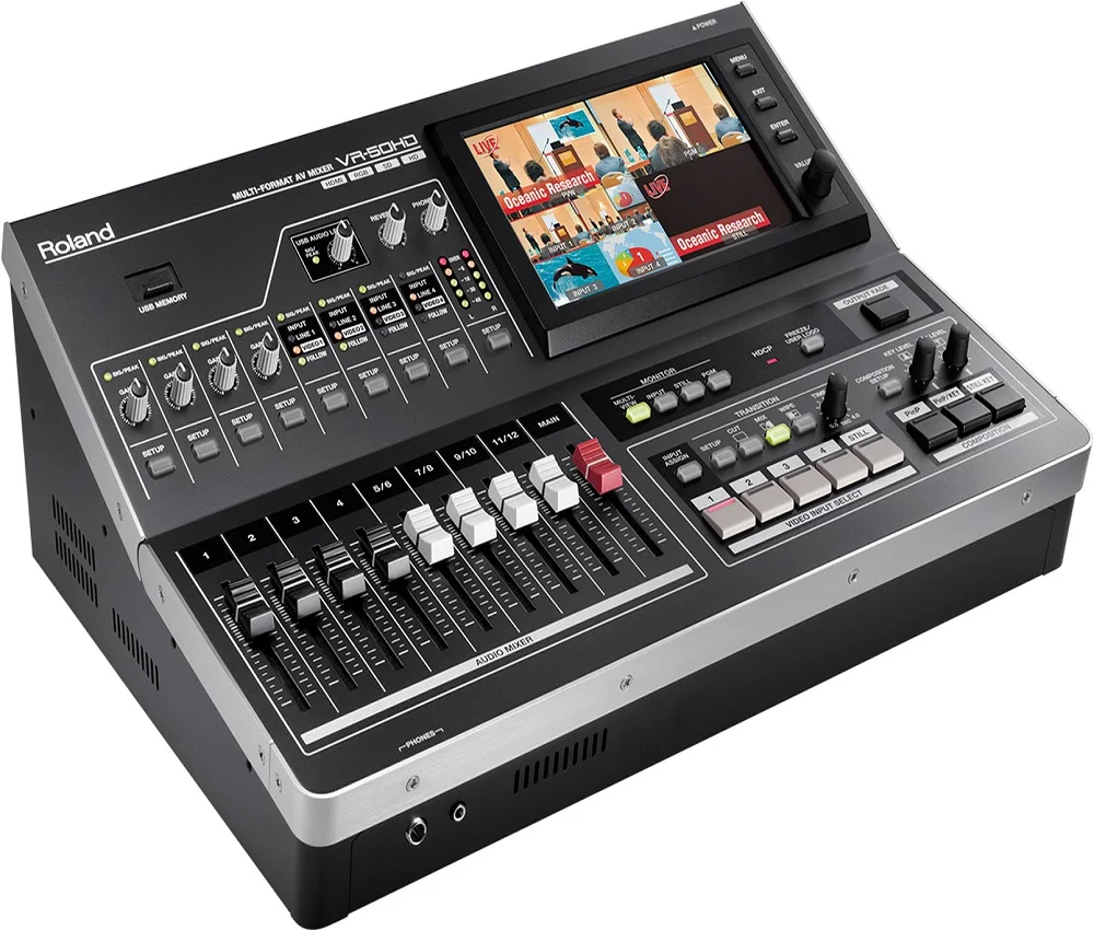 Discount Sales ROLAND VR-50HD MK2 - 4-Channel HD Multi-Format AV Mixer w/ USB3.0-Streaming