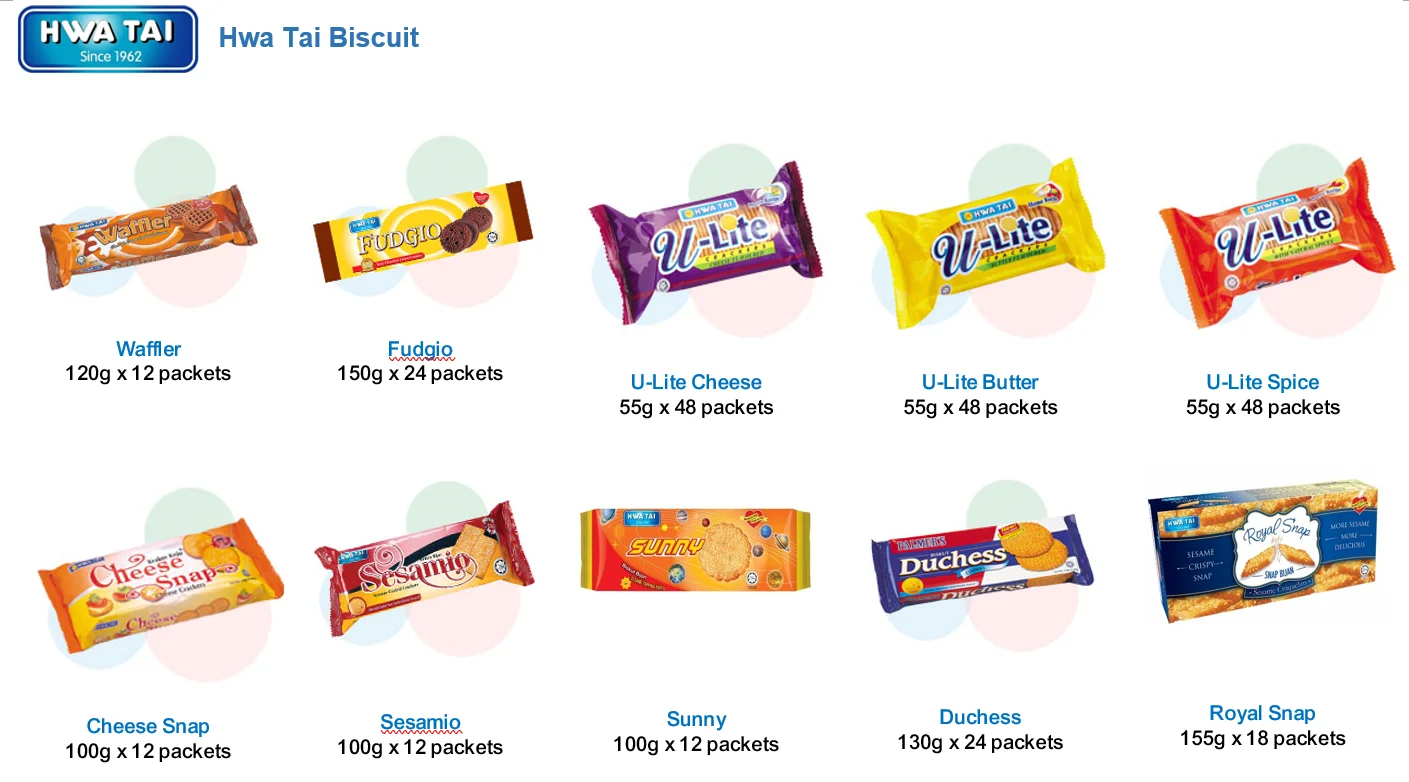 Hwa Tai KIDDOS Chocolate - 125g Oreo Sandwich Biscuits