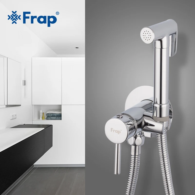 
 Современный настенный смеситель с одной ручкой и биде  