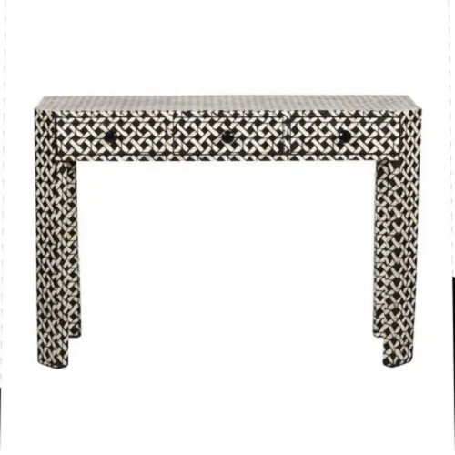 Консоль с костяной инкрустацией стол все товары для мебели производственная компания Индия доступны услуги по индивидуальному заказу