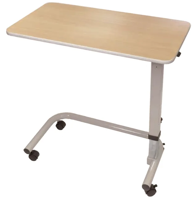 Patient Over Bed Table hospital patient food Table Height adjustable Hospital bed Table hospital furniture price