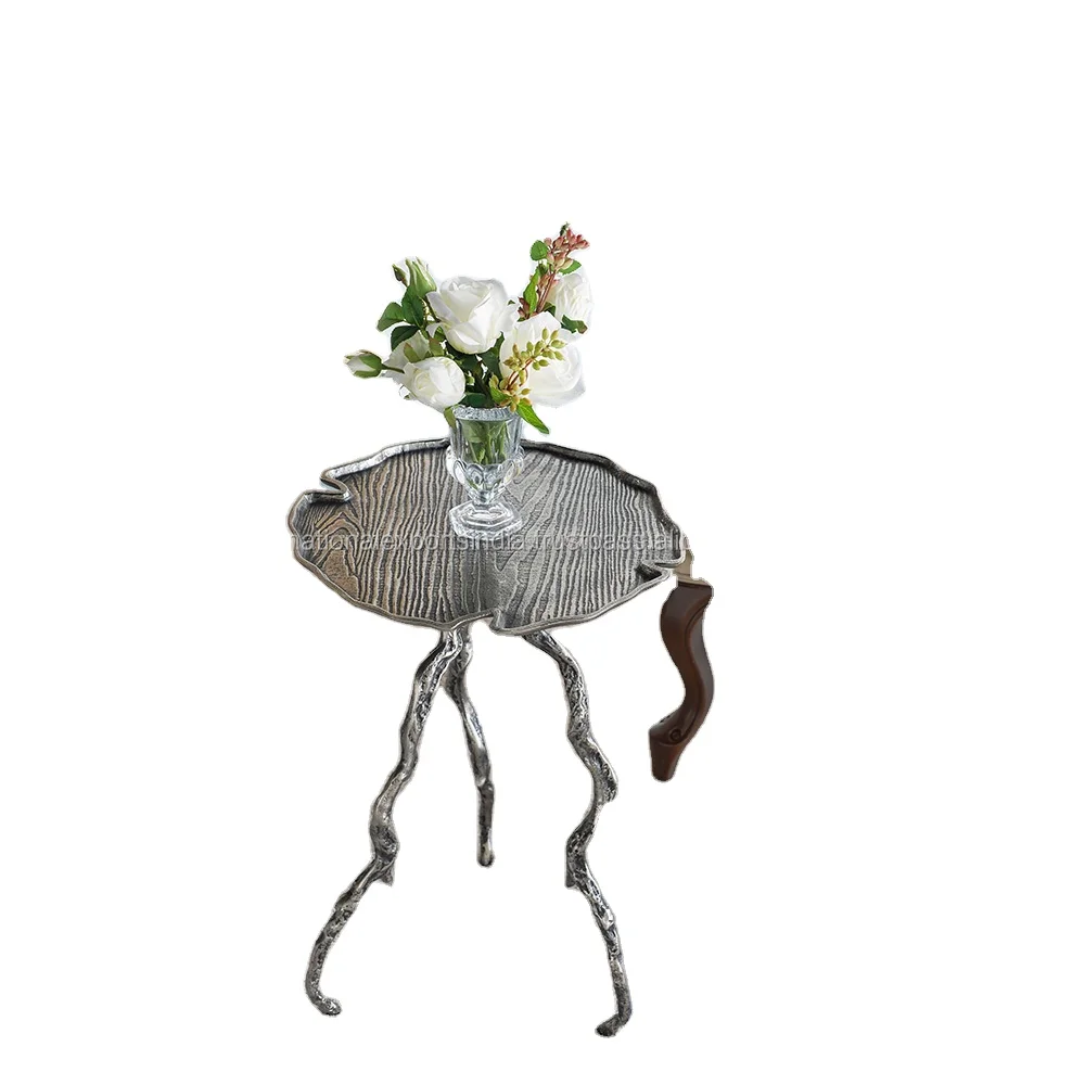 decorative coffee table material metal good quality table for home use