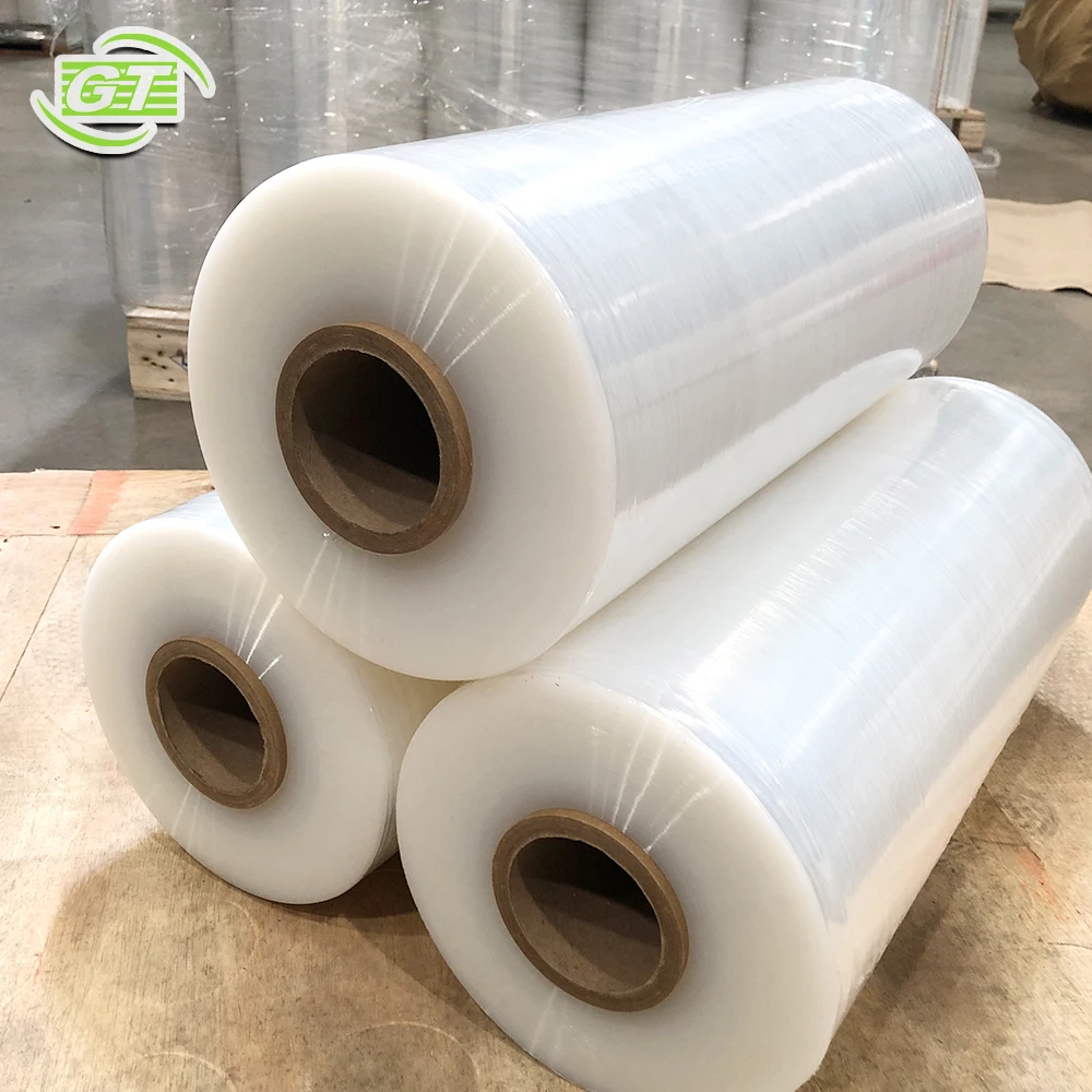 Manual Stretch Wrapping Film Soft Packaging Film Transparent Lldpe Stretch Wrap Cling Film Packing Package Carton Customized