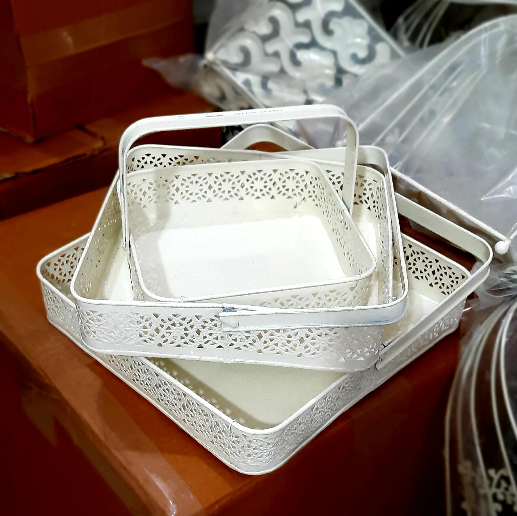 Hand Crafted india  manufacture fancy gift hamper basket custom design