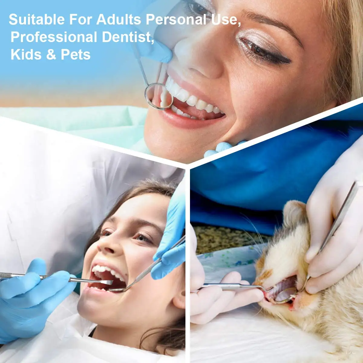  Набор инструментов для удаления зубного налета из нержавеющей стали