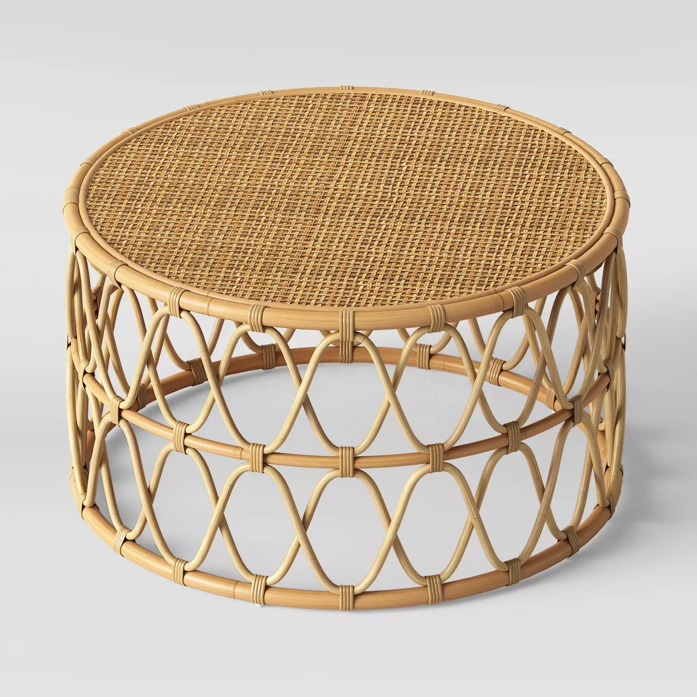 High quality best selling natural rattan bamboo coffee table round bamboo table from Vietnam