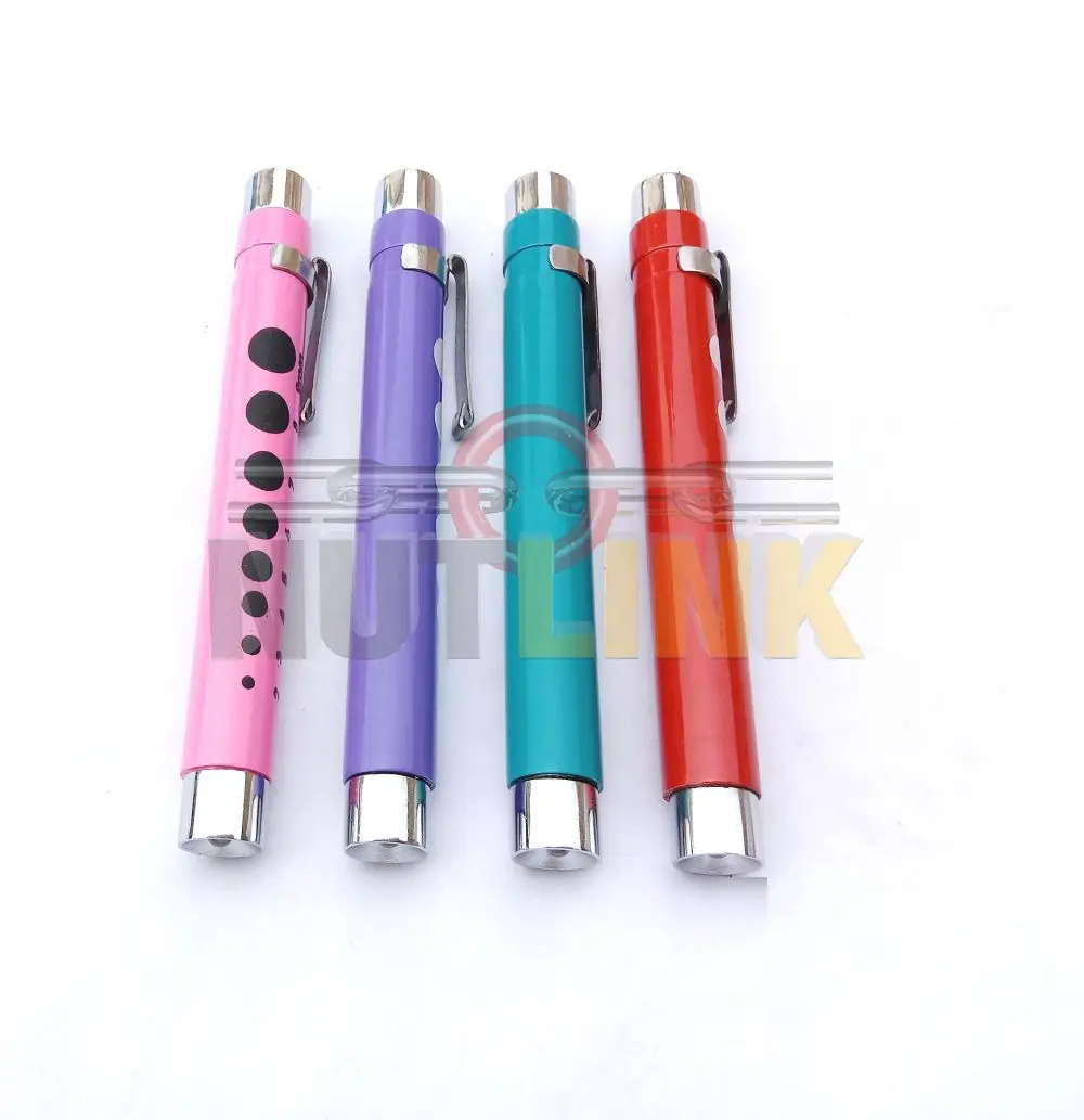 Triple Hole Metal Pen Holder With Pocket Clip - Doctors, Nurse, Uniform with Bandage Scissors and Pupol Light Office Pen Holder