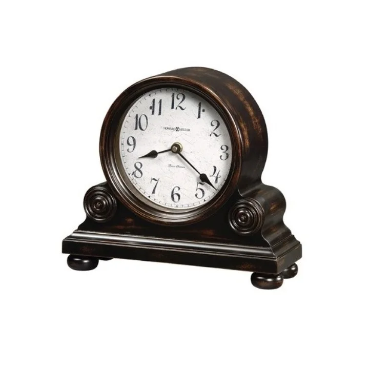 Handmade European Custom Modern home decoration Antique Wooden Table Clocks for Living Room