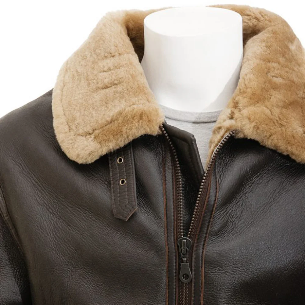 
OEM Quality Autumn And Winter Thick Warm Men Shearling Jacket 