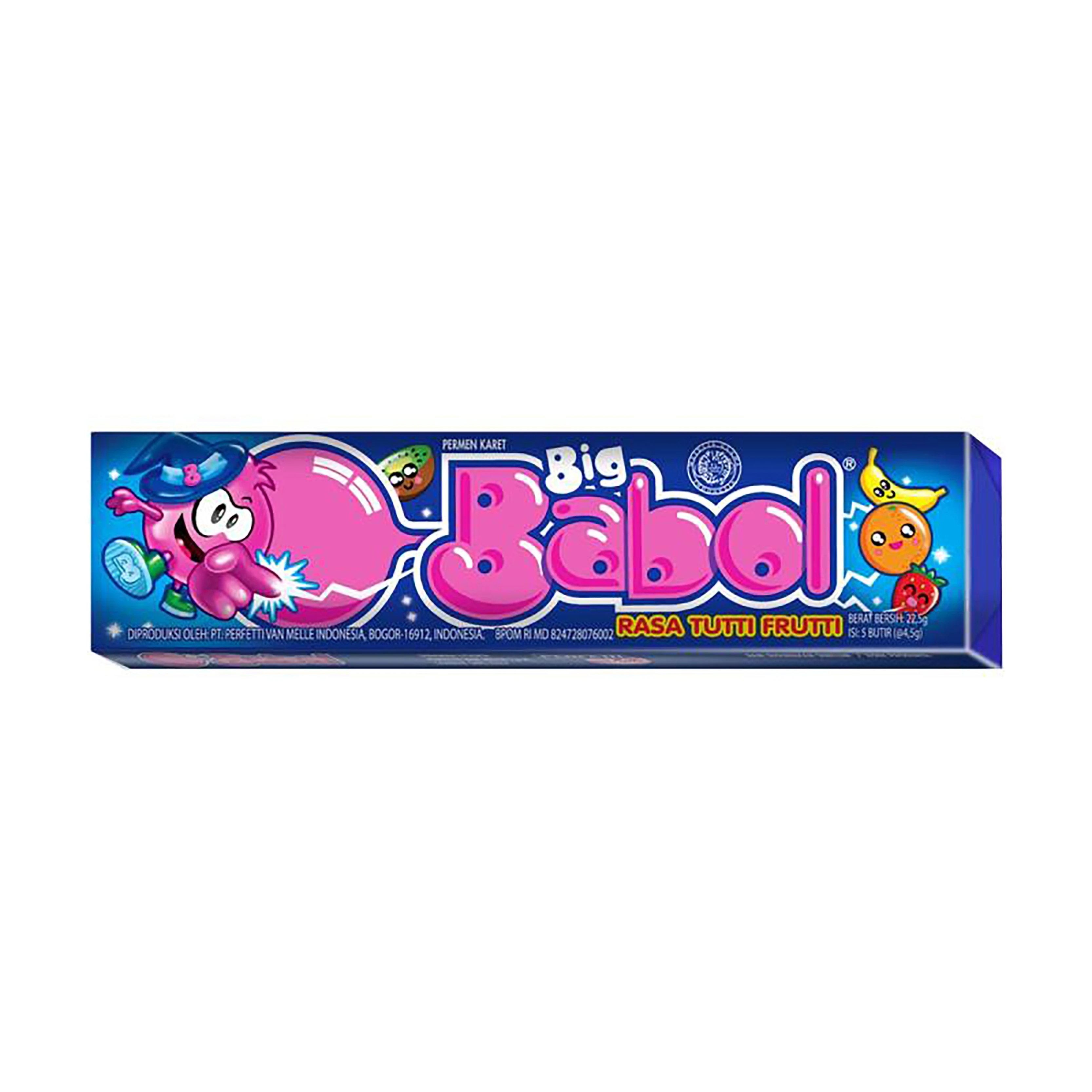 
Super Quality Chewing Gum Big Babol 240 g with Tutti Fruti Variant 