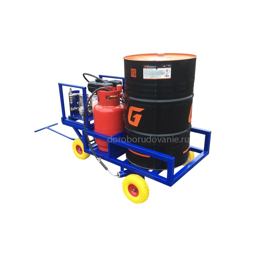 Bitumen Sprayer With Heating And Trolley BE-3T Road Sealing Machine Bitumen Spreader Road Crack Sealing Machine