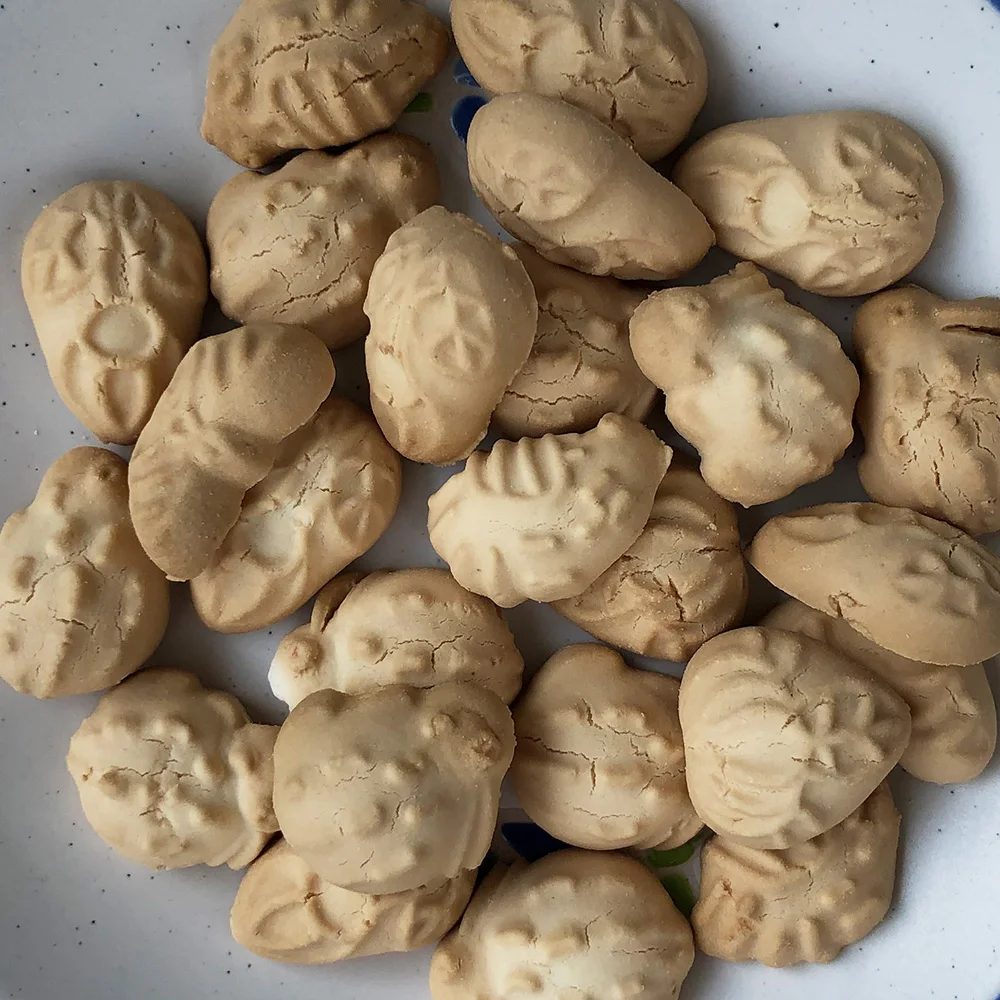 Custom Wholesale Private Label Sweet Coconut Milk Cookies Biscuit Ready Stock Made in Malaysia Handmade Sweet Cookie