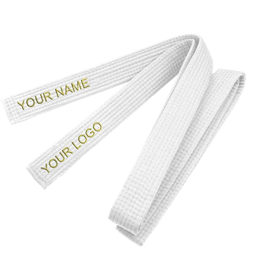Multi Color Karate BJJ Judo Belts High Quality Taekwondo 100%cotton Martial Arts Studios 4cm Custom Unisex PK