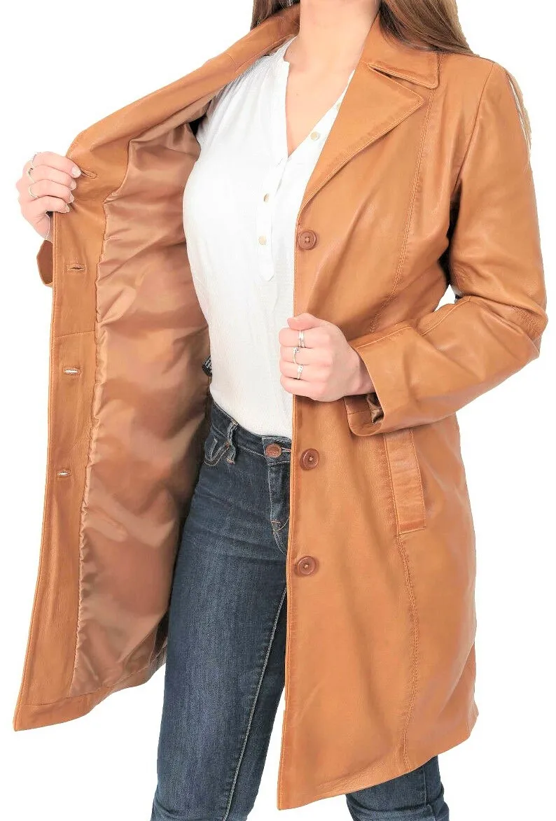 
Genuine Leather Coat For Women 