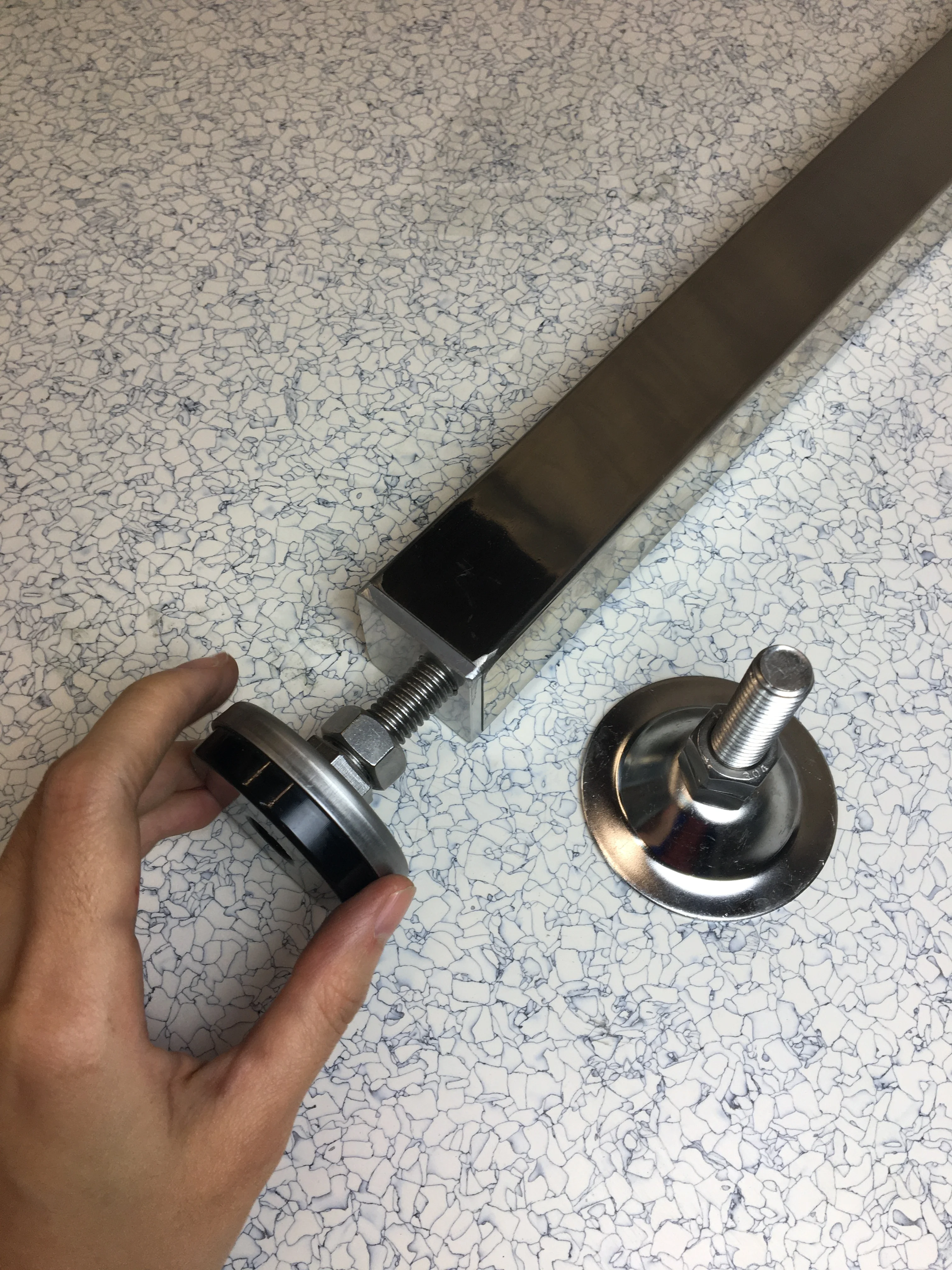 E-04 Anti-static stainless steel anti-slip adjustment foot