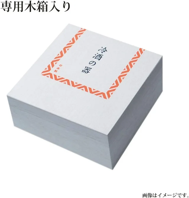 TOYO SASAKI GLASS blue and green cold sake glass set made in JAPAN 14802