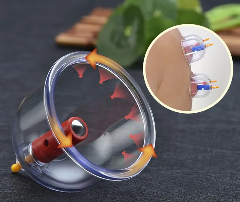 24 cupping set China physical Therapy Equipment Plastic Vacuum Cupping Machine Cupping Device