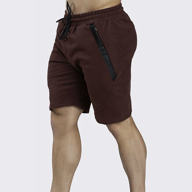 Customized Wholesale Spandex Workout Men Fitness Shorts With Pocket
