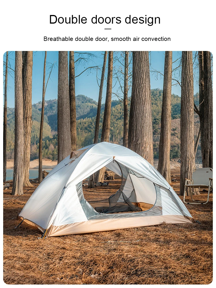 1- 2 Person Cheap Single Layer Instant Pop Up Camping Tent Up Double Layered