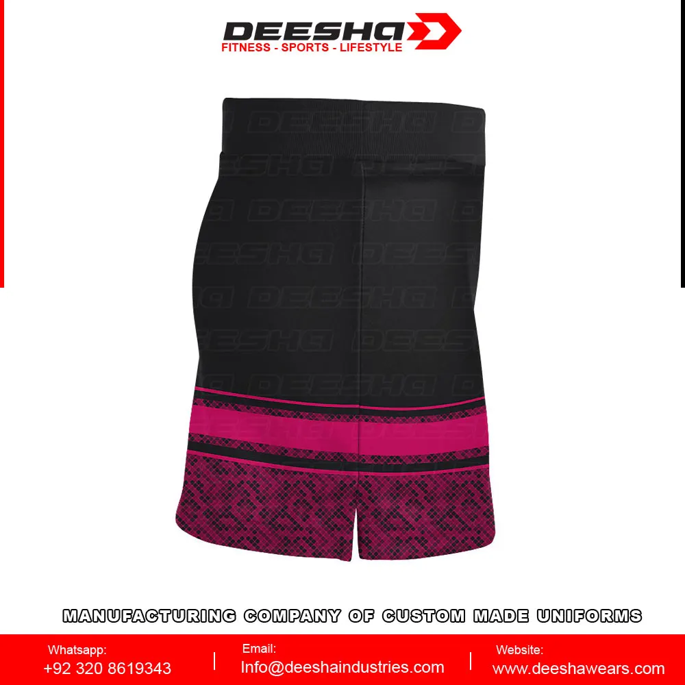 Casual Girls Cheerleading Uniforms with Pleated Wrap Skirt Polyester XS Size Cheerleader Costume