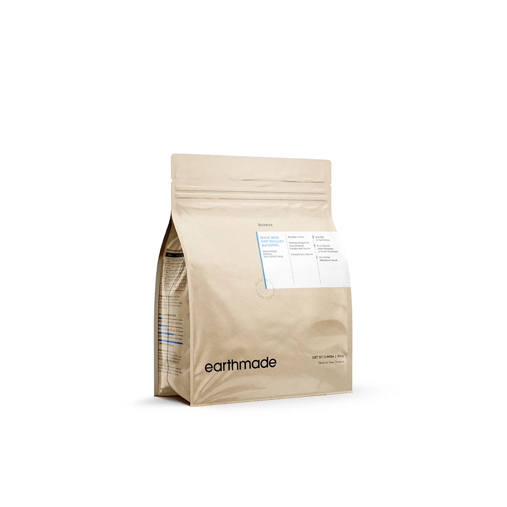 
Dog Food Ensure Proper Growth Adult Dogs 3LB Mackerel Flavor Dog Food Dry From New Zealand Earthmade Brand 