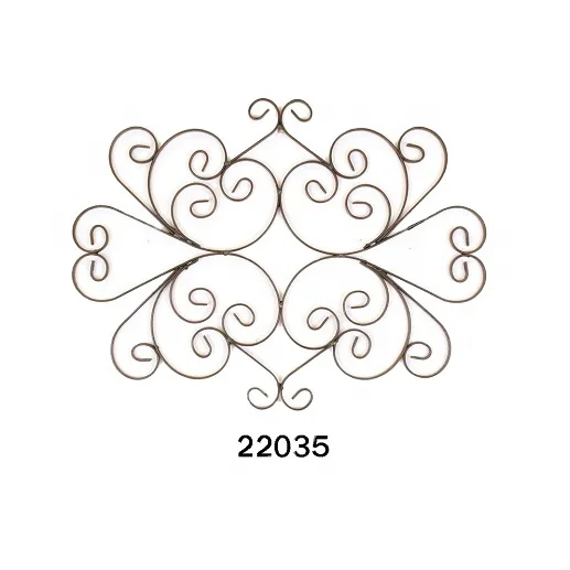 Royal Design Wall Mounted Iron Scroll Wall Decor Art Medallion Metal Home Decorations Wholesale