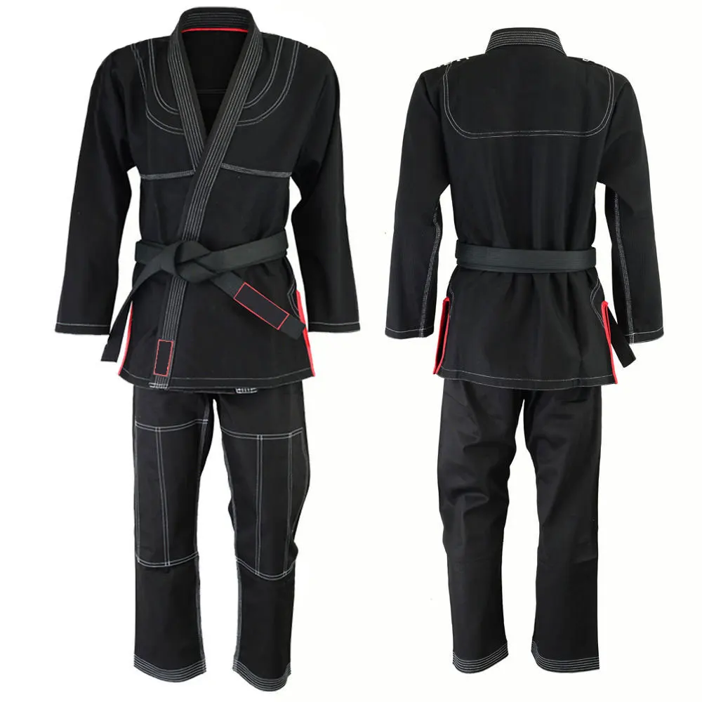 good price martial Arts Karate Gi Uniform for Kids & Adults Medium Weight with Free Belt 100% cotton canvas. 14oz.