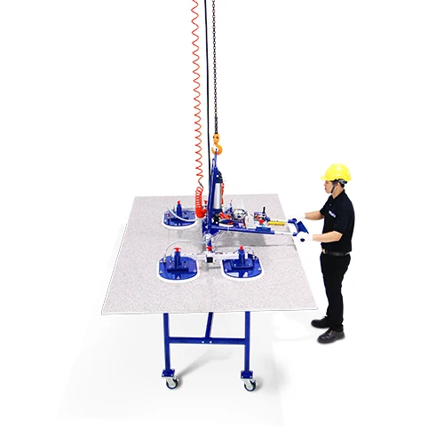 Stone Vacuum Lifter Easy Lifting and Moving Slabs in the warehouse factory