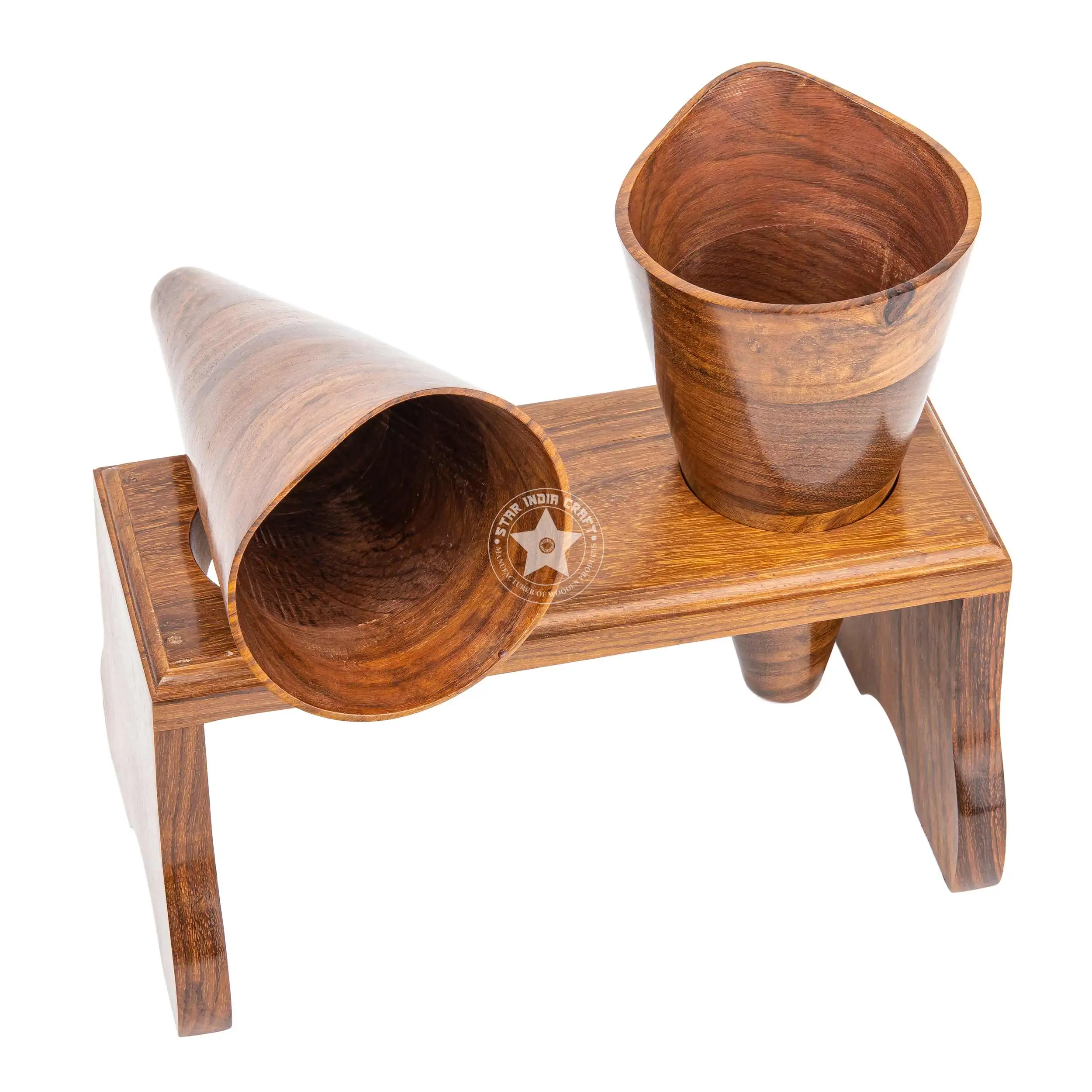 Деревянный держатель для салфеток в форме конуса ресторана кухни деревянный салфеток/держатель