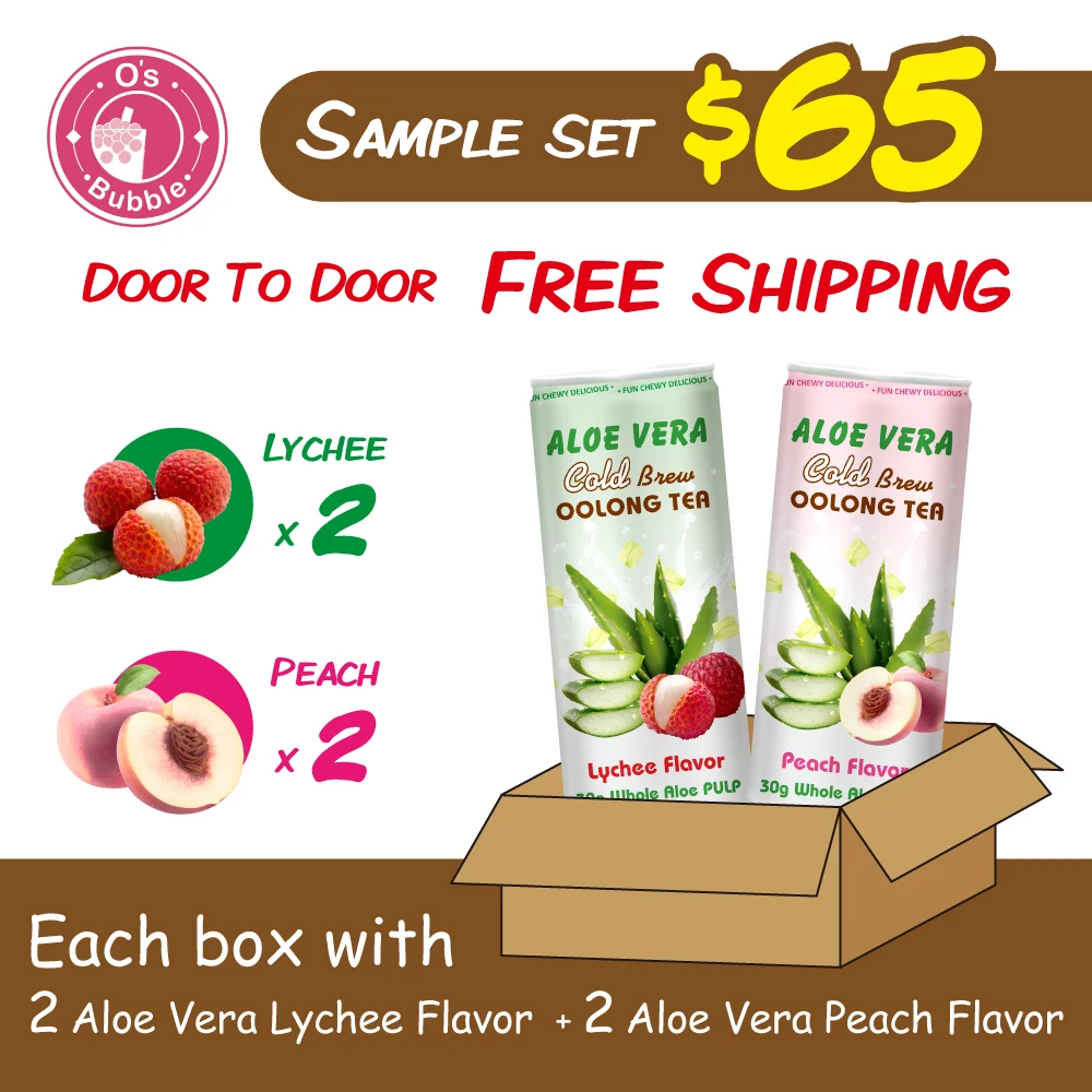 Ready To Drink Aloe Vera Oolong Tea Juice Taiwan Manufacture