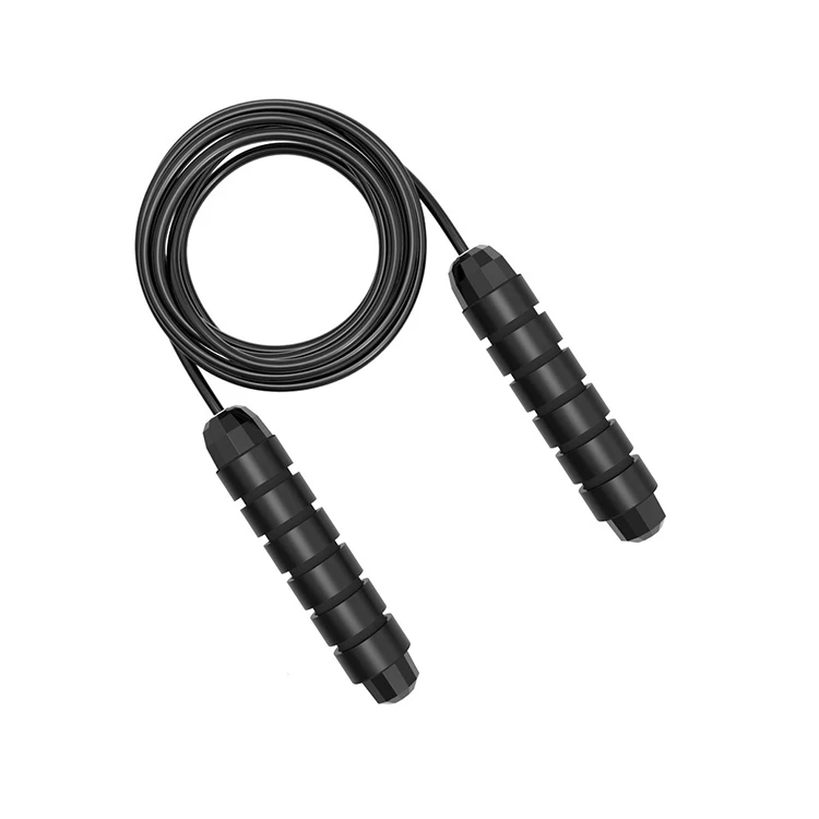 
Plastic PVC Foam Handle Cheap Adult Gym Training Custom Skip Speed Buy Fitness Jump Rope With Adjustable Weight Logo 