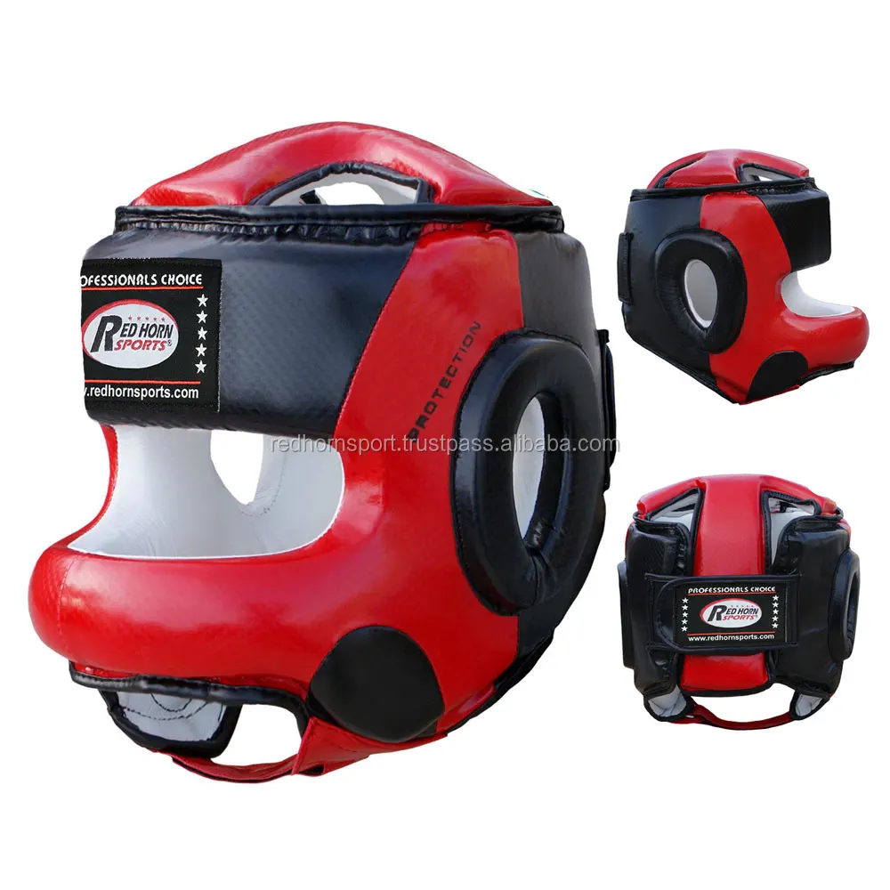 Wholesale PU Boxing Helmet/ Head Guard/ Boxing Headgear by Red Horn Sports