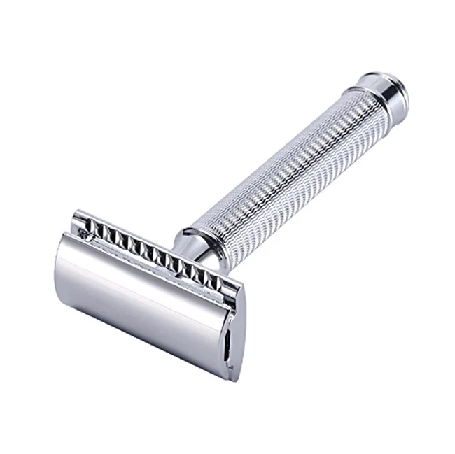 Stainless Steel Double Edge Razor Shaving For Metal Men  Classic Manual Razors Dual Edge Shaver