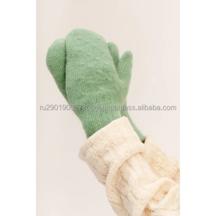Лучшее качество, женские вязаные рукавицы для зимы, ручная работа в традиционном стиле, надежный поставщик, женская вязаная одежда