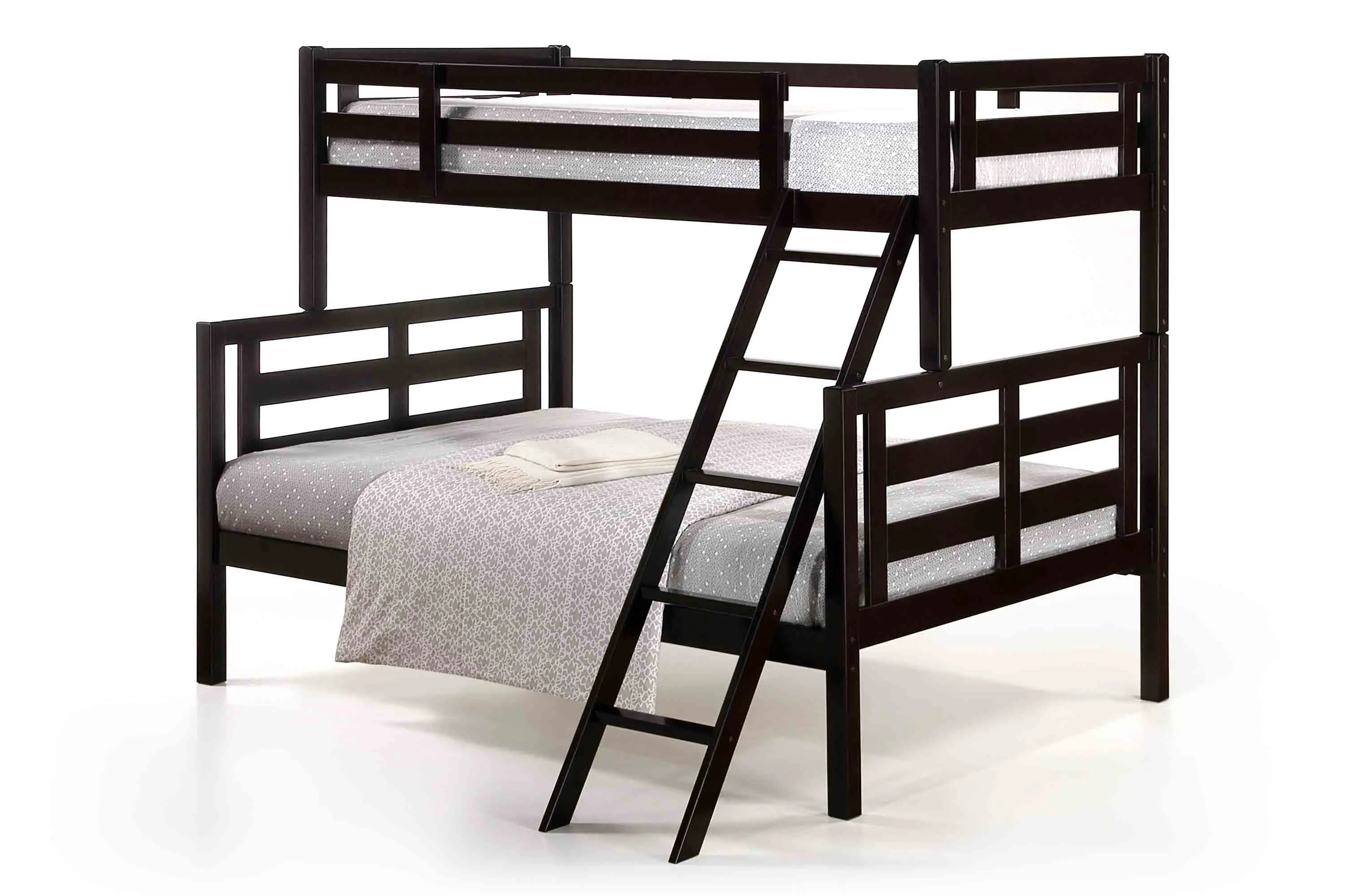  Двухъярусная кровать из массива дерева Двухярусная деревянная двухъярусная детская спальня набор мебели Малайзия