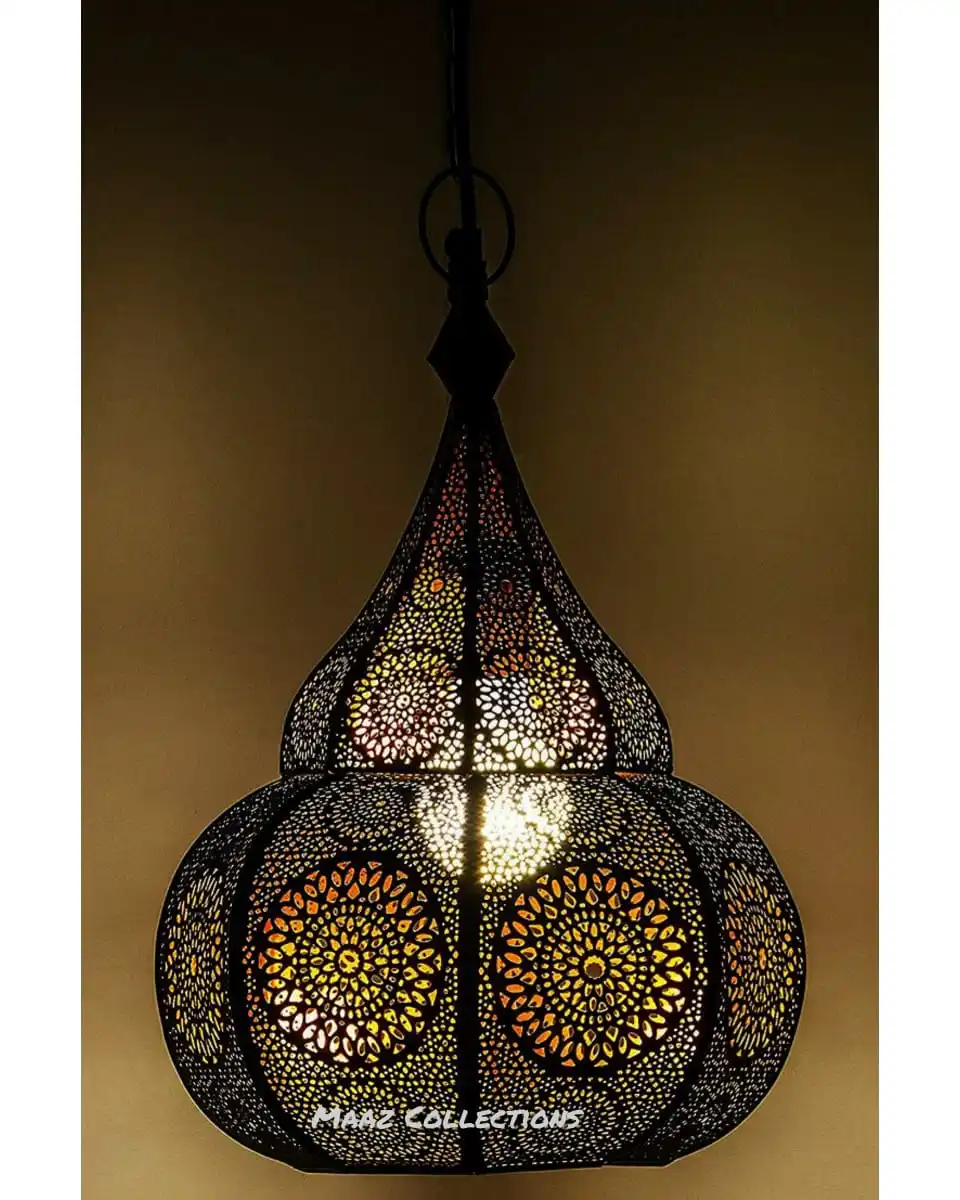 Wholesale Indoor Decoration Ceiling Led Lamp Wholesale Moroccan Pendant Lamp Antique Ceiling Lamp custom Art manufacture