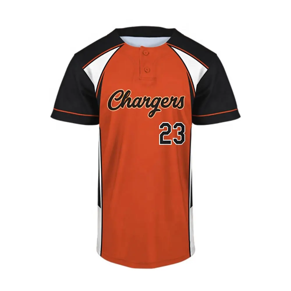 Fast delivery Custom Printing Baseball Plain Shirts Blue Baseball Jersey Outfit Mens Sublimation Cheap Price Baseball jersey