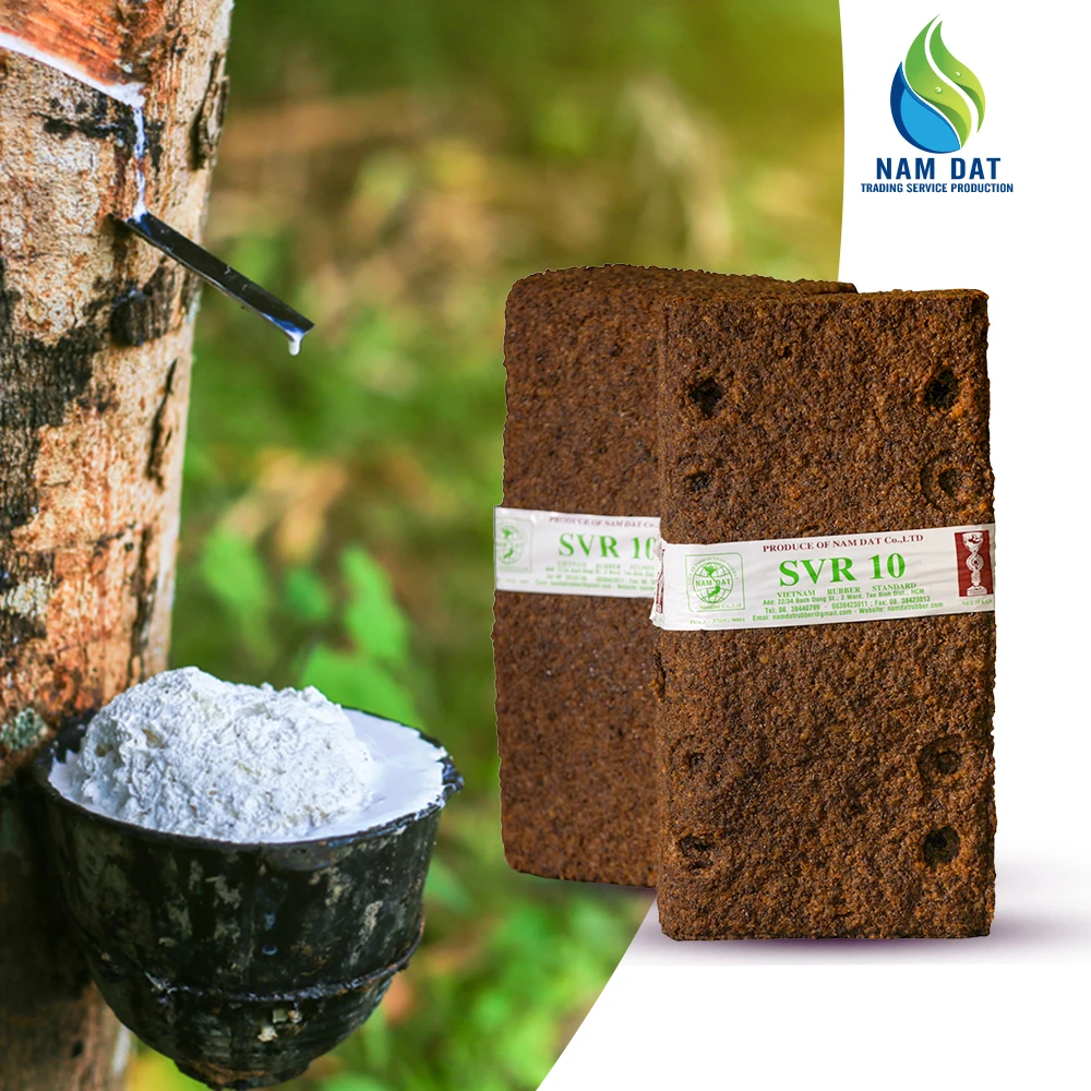 Best Quality Raw Materials Flexible Rubber Natural Brown Rubber SVR 10 (TSR 10) From Vietnam Maunufacturer