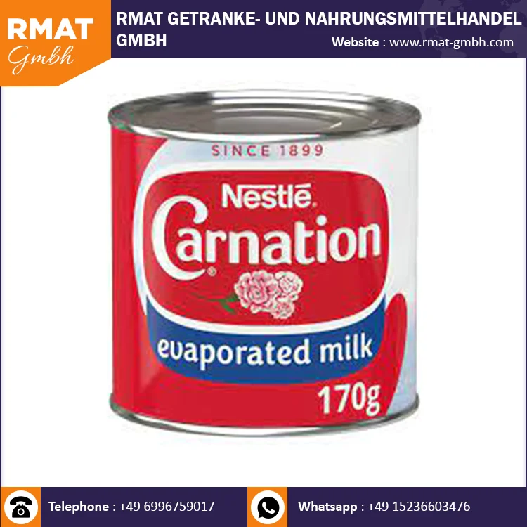 
Nestle Carnation Evaporated Condensed Baby Feed Powder in Cans /full cream evaporated Baby Feed Powder 