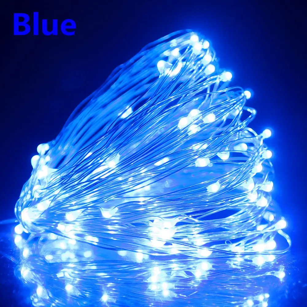 
1M 2M 5M 10M 20M Copper Wire LED String Lamp Fairy lights Night Light For Christmas Garland New Year Xmas Wedding Decoration 