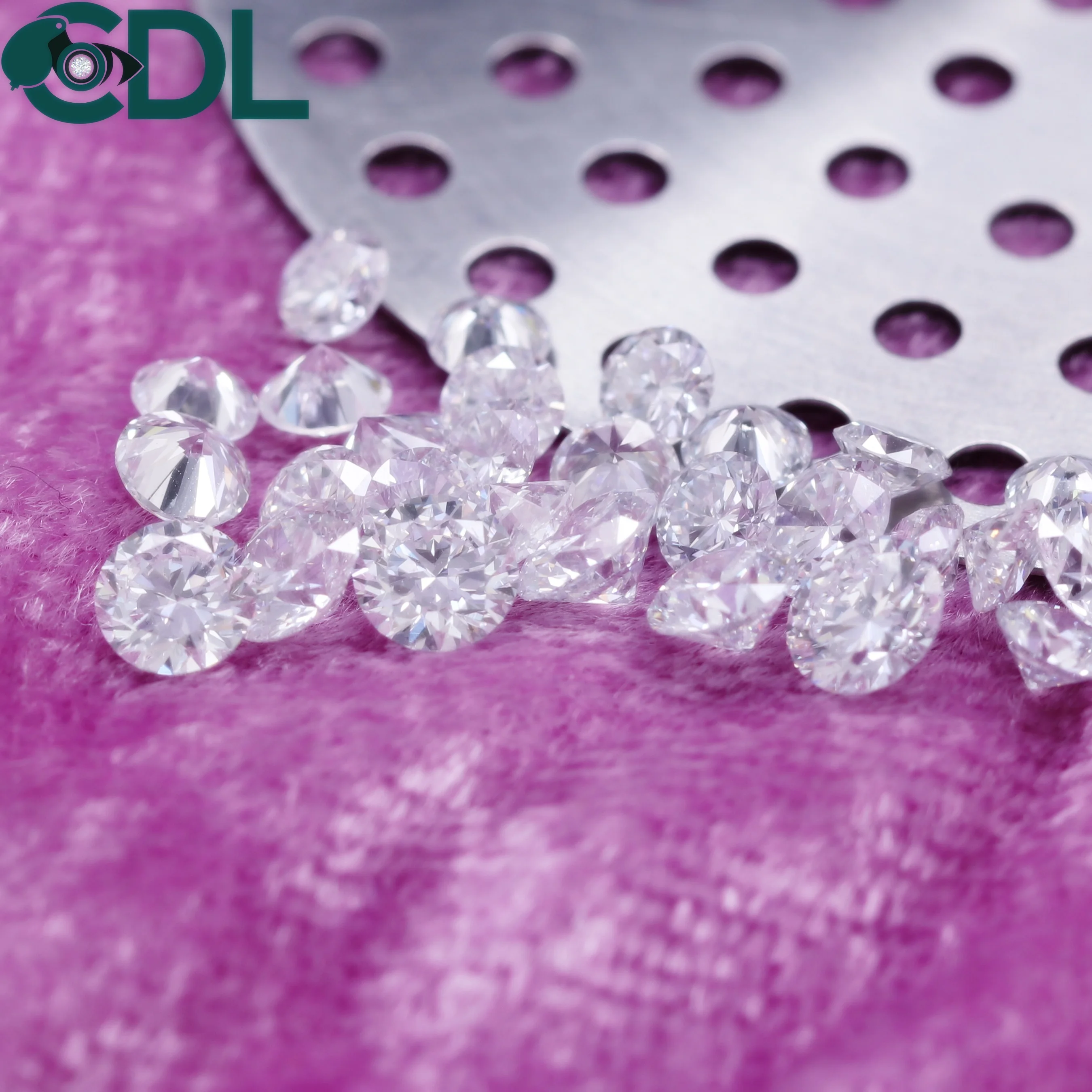 Melee Round Brilliant Cut 2.40 mm D-F SI1-SI2 EX-VG Cut Diamond