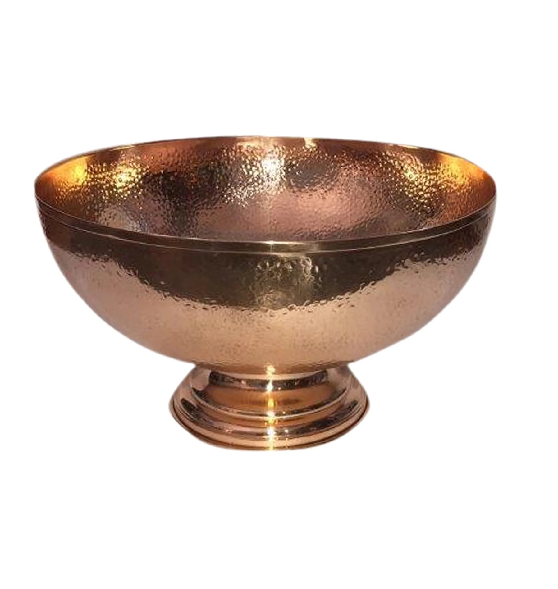 Современный медный охладитель вина ведро и подставка для льда форма чаши Охлажденная ванна пива медная латунная ручка среднего размера