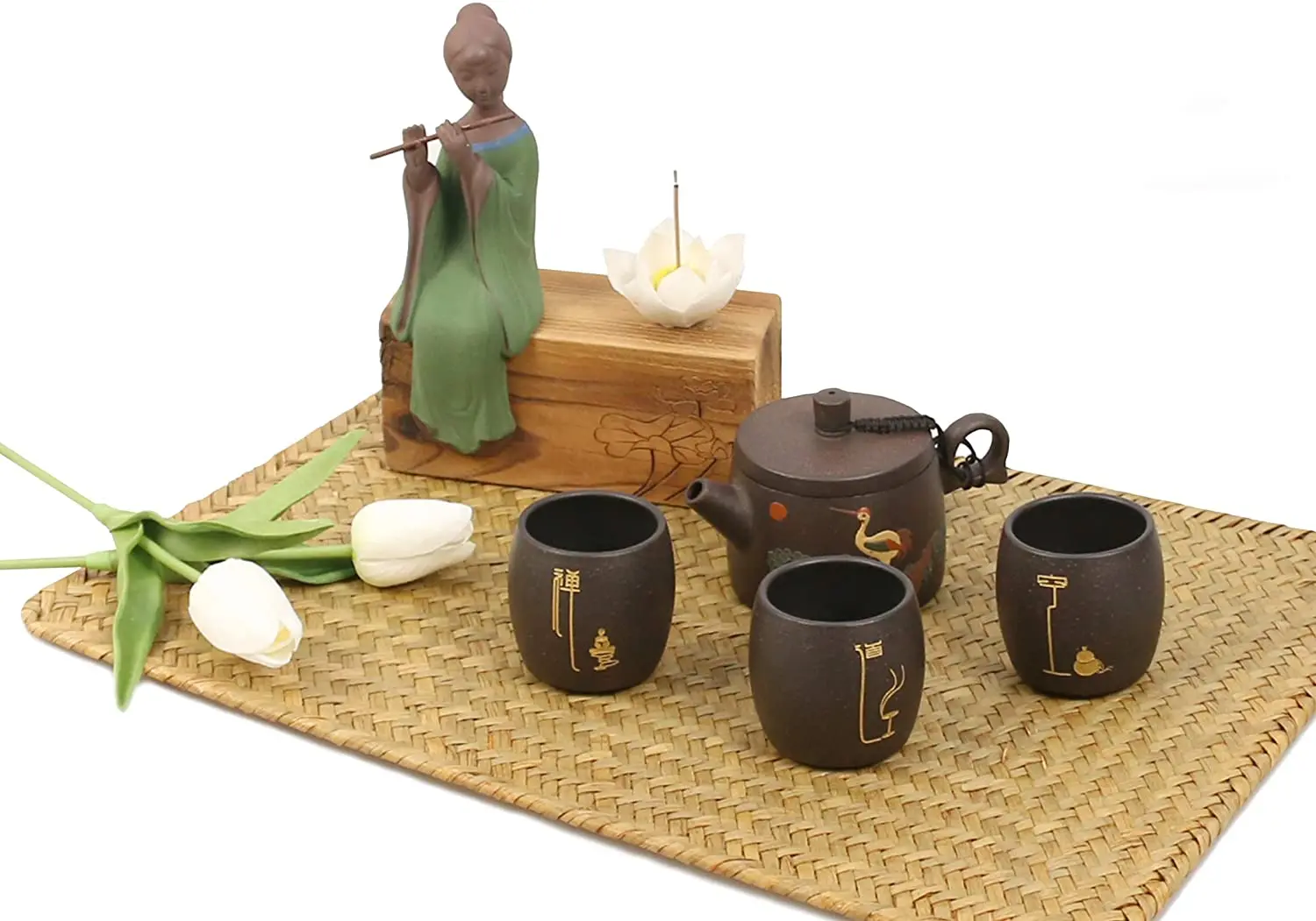 New design 2022 square seagrass placemats 100% high quality handmade hand-woven rattan from Vietnam