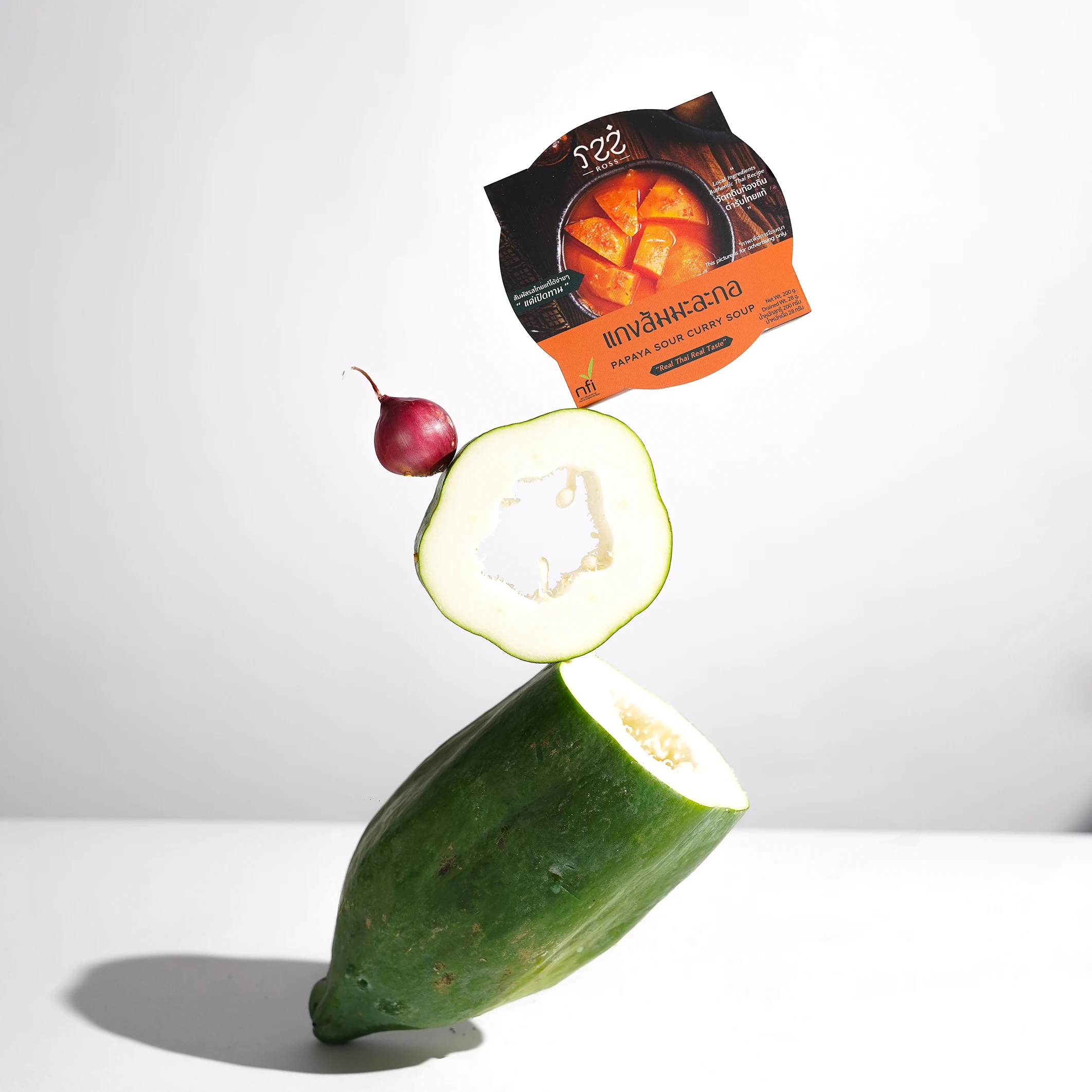  ROSS-готов к употреблению: кислая папайя Карри суп/может храниться 1 год при комнатной температуре/Новая Обычная пища/100% стерилизованная