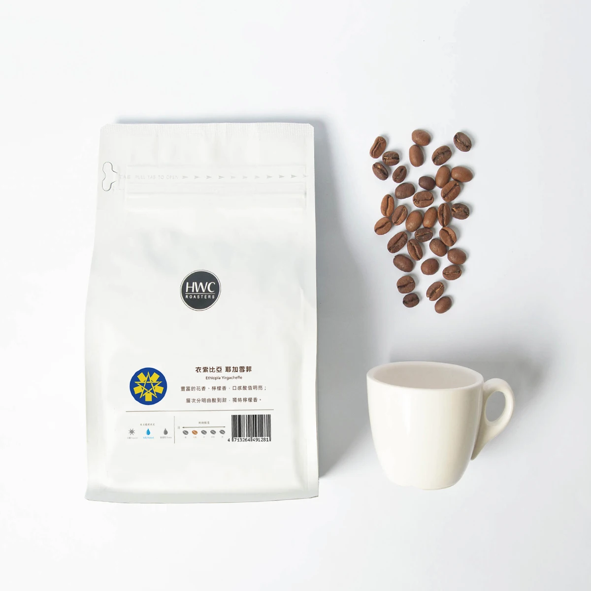  Высококачественные жареные кофейные зерна Yirgacheffe от Эфиопии