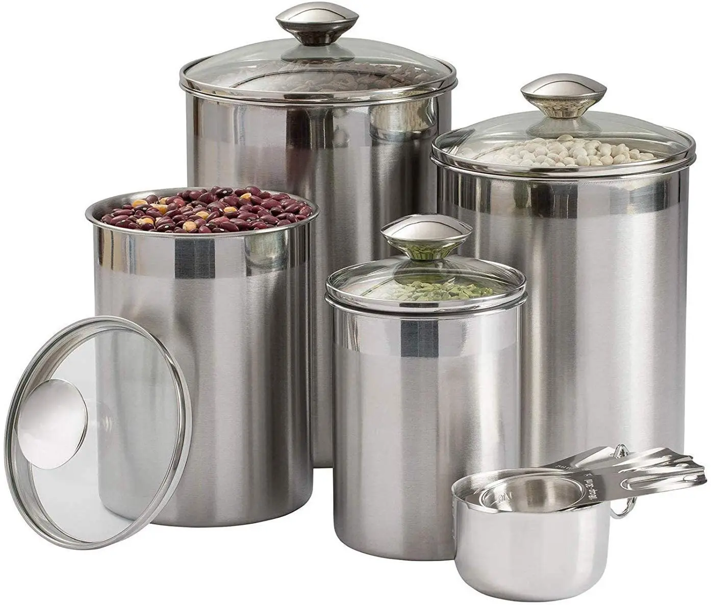 straight sober canister stainless steel unique canisters