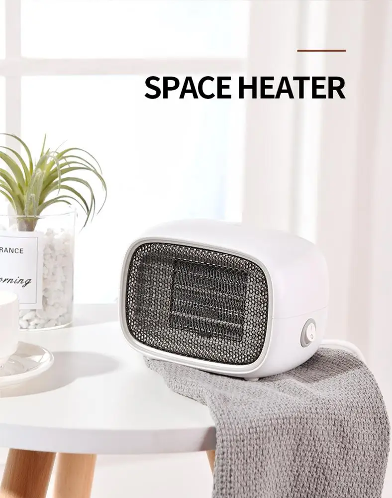 New Plug Safe Portable Lightweight Desktop Winter Mini Space Heater