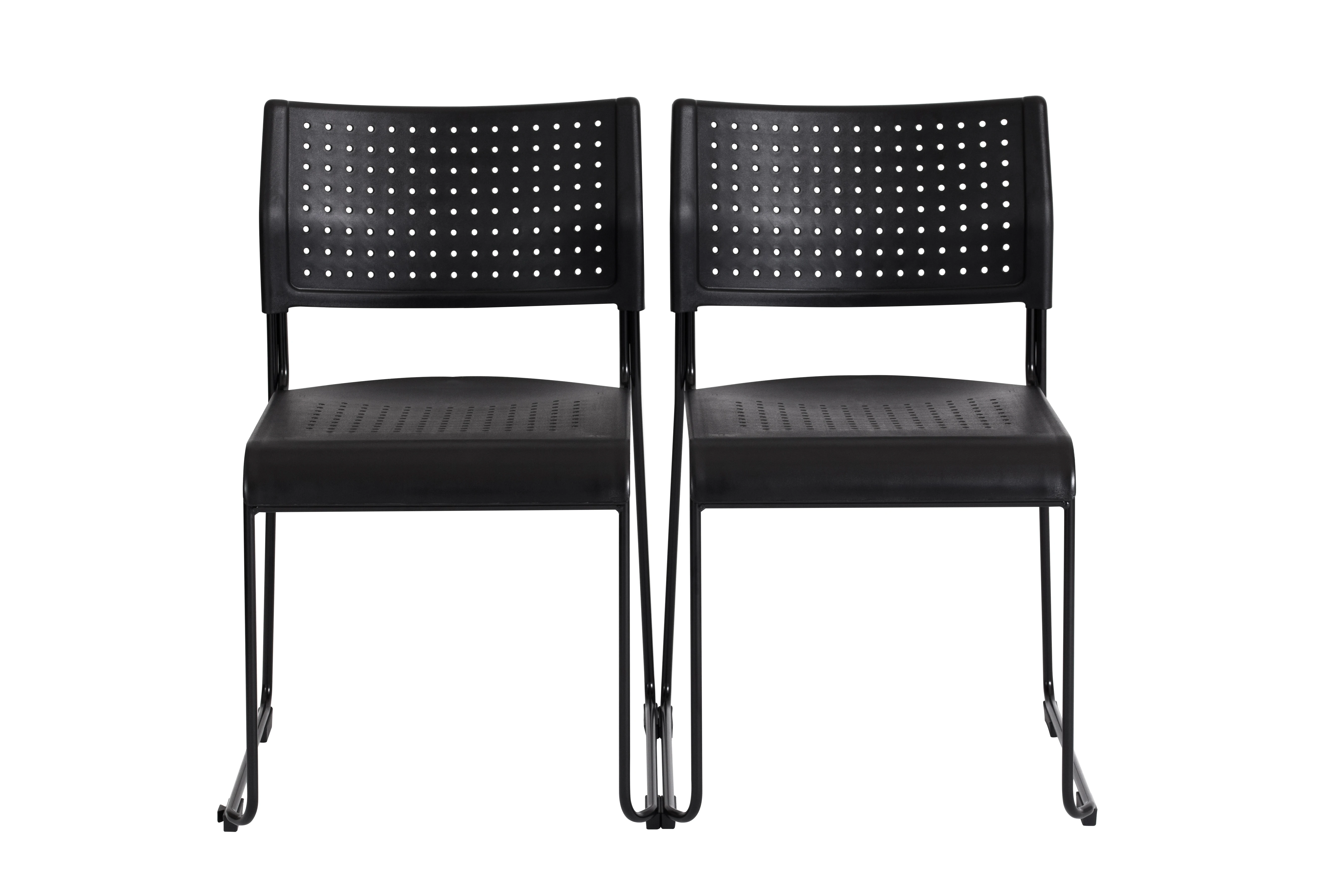 Taiwan stacking with tablet plastic cushion chair